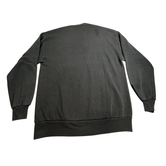 Vintage Jerzees Sweatshirt Mens XL Black Classic Car Hotrod Crewneck Made in USA - Picture 2 of 13